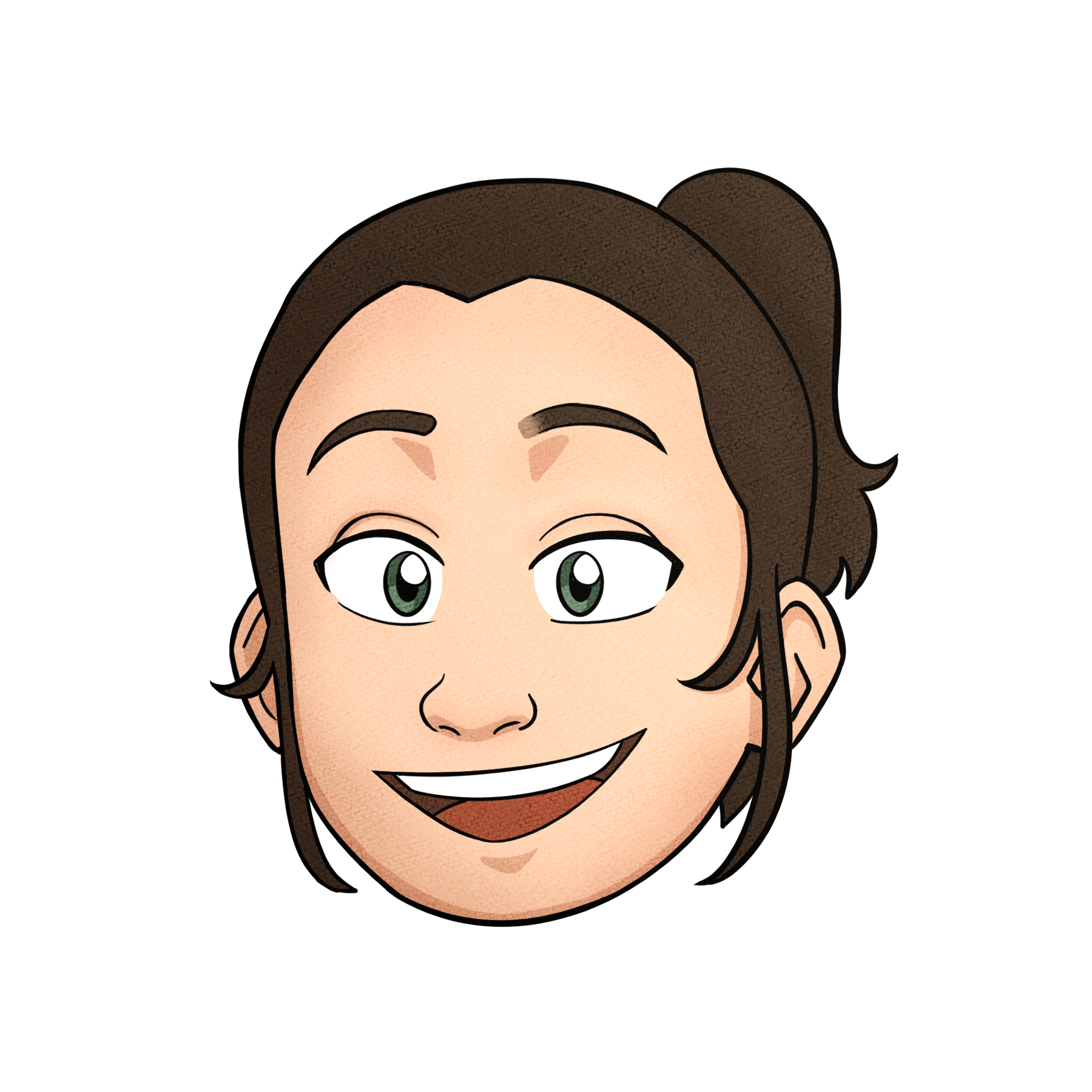 Avatar like drawing of Laura